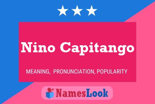 Nino Capitango Naam Poster