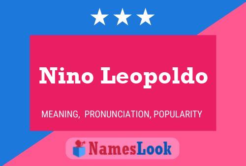 Nino Leopoldo Naam Poster