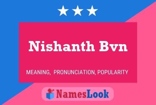 Nishanth Bvn Naam Poster