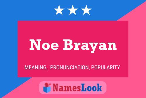 Noe Brayan Naam Poster