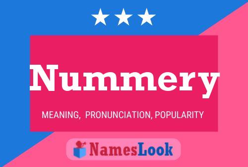 Nummery Naam Poster