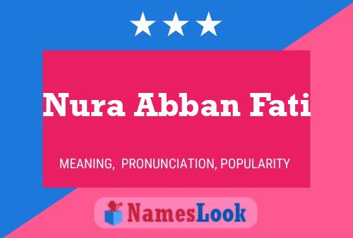 Nura Abban Fati Naam Poster