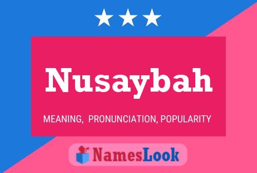 Nusaybah Naam Poster