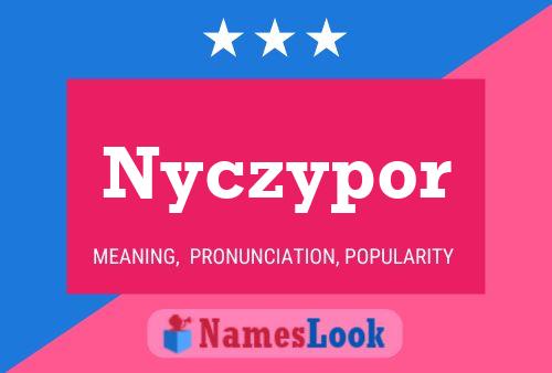 Nyczypor Naam Poster