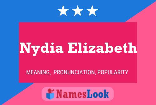 Nydia Elizabeth Naam Poster