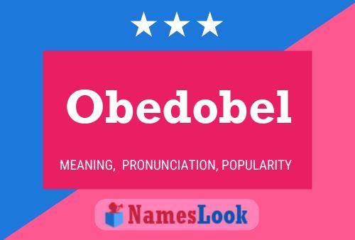 Obedobel Naam Poster