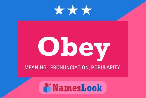 Obey Naam Poster