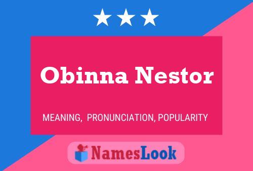 Obinna Nestor Naam Poster