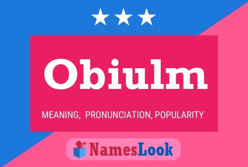 Obiulm Naam Poster