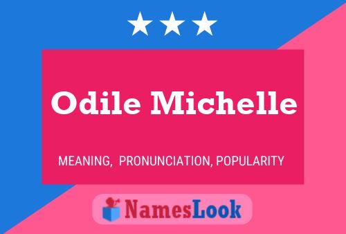 Odile Michelle Naam Poster