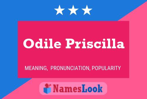 Odile Priscilla Naam Poster