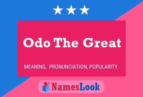 Odo The Great Naam Poster