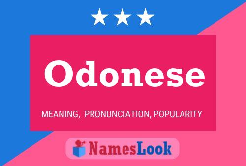 Odonese Naam Poster