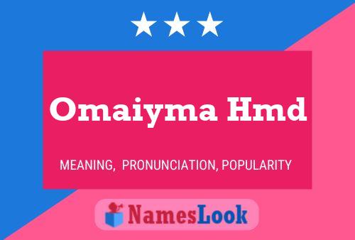 Omaiyma Hmd Naam Poster