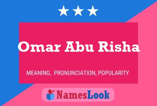 Omar Abu Risha Naam Poster