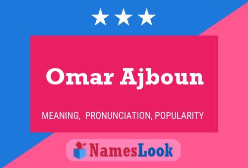 Omar Ajboun Naam Poster