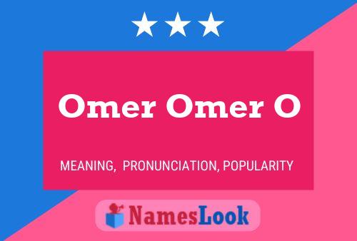 Omer Omer O Naam Poster