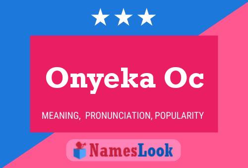 Onyeka Oc Naam Poster