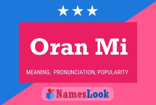 Oran Mi Naam Poster