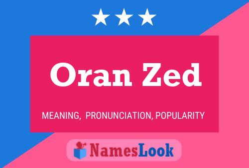 Oran Zed Naam Poster