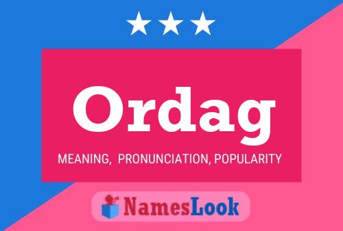 Ordag Naam Poster