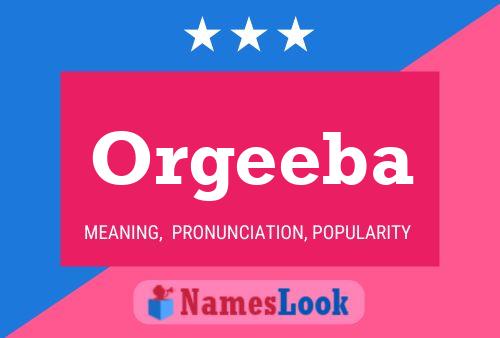 Orgeeba Naam Poster