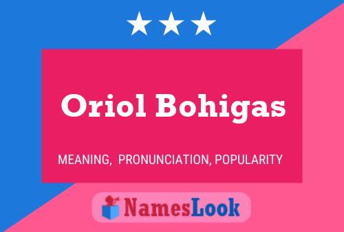 Oriol Bohigas Naam Poster