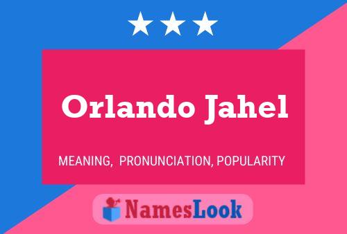 Orlando Jahel Naam Poster