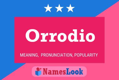 Orrodio Naam Poster