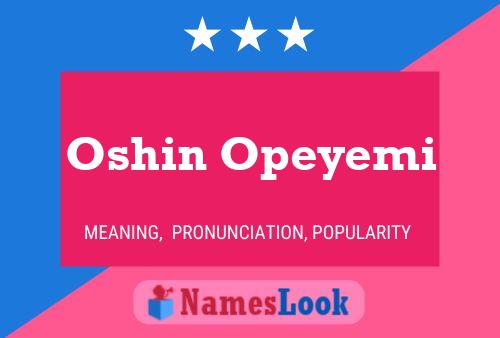 Oshin Opeyemi Naam Poster