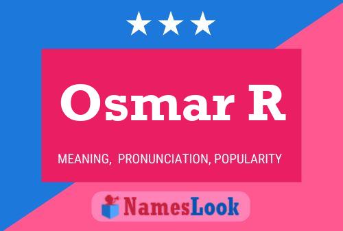 Osmar R Naam Poster