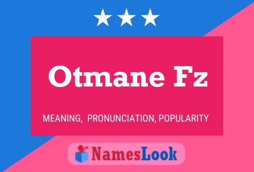 Otmane Fz Naam Poster