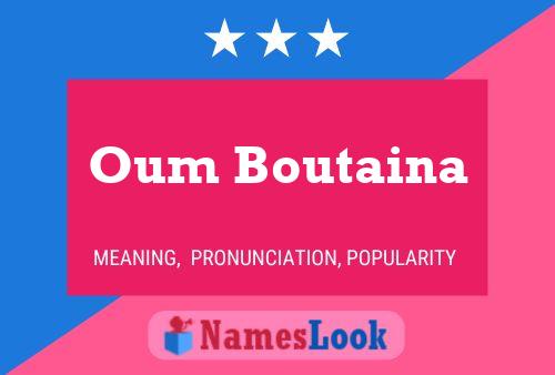 Oum Boutaina Naam Poster