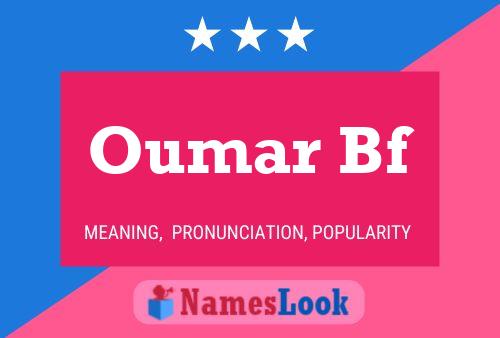 Oumar Bf Naam Poster