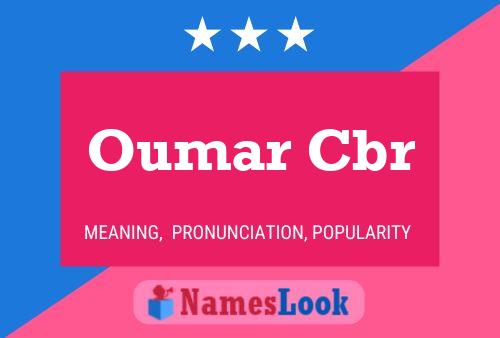 Oumar Cbr Naam Poster