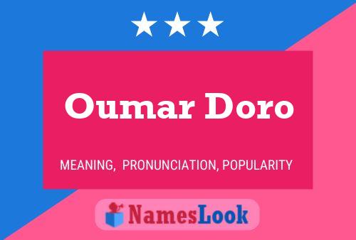 Oumar Doro Naam Poster