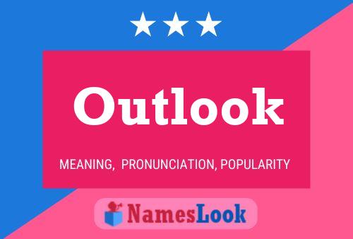 Outlook Naam Poster