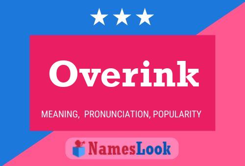 Overink Naam Poster