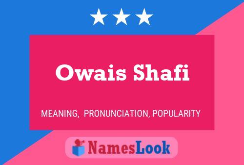 Owais Shafi Naam Poster