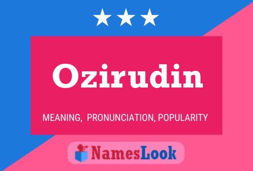 Ozirudin Naam Poster