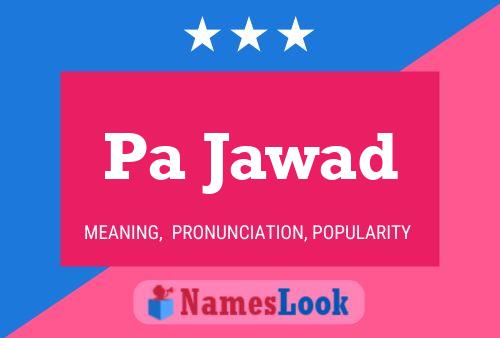 Pa Jawad Naam Poster