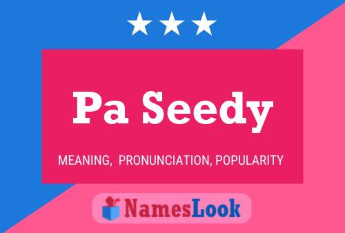 Pa Seedy Naam Poster