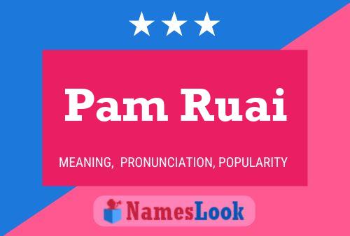 Pam Ruai Naam Poster