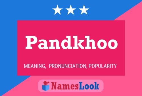 Pandkhoo Naam Poster