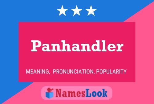 Panhandler Naam Poster