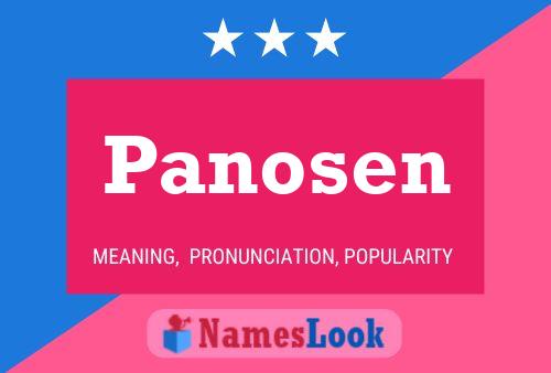 Panosen Naam Poster