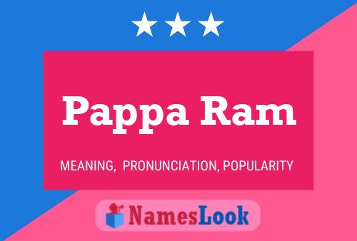 Pappa Ram Naam Poster