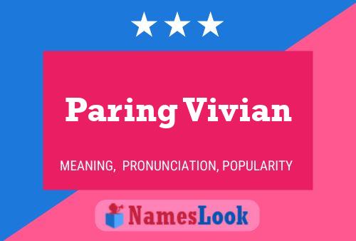 Paring Vivian Naam Poster