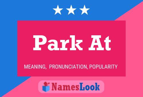 Park At Naam Poster