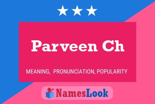 Parveen Ch Naam Poster